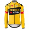 Maillot vélo 2020 Team Jumbo-Visma Manches Longues N001